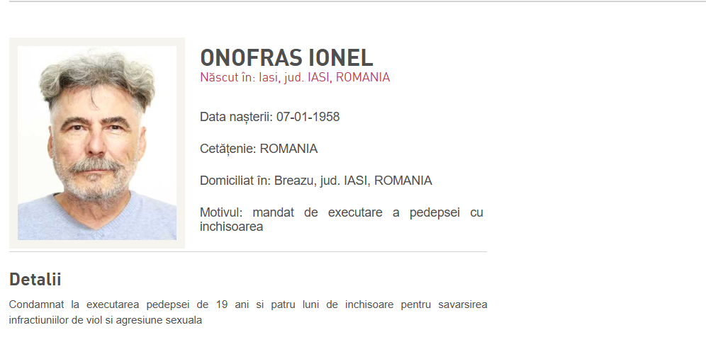 ionel onofras fost primar condamnat