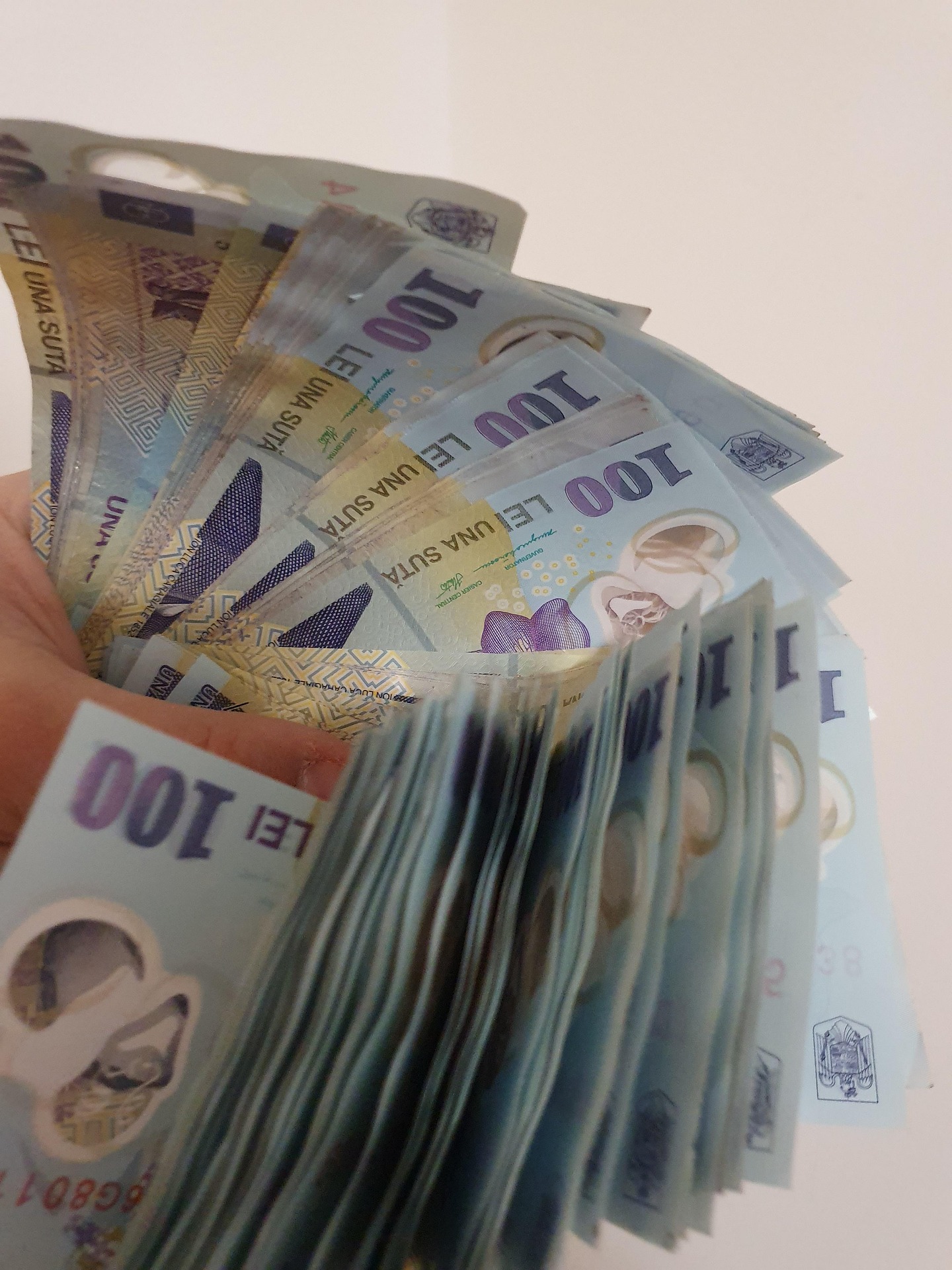 depreciere leu