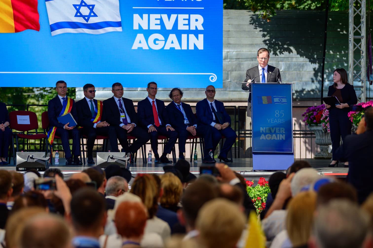 pogrom iasi holocaust isaac herzog presedintele statului israel