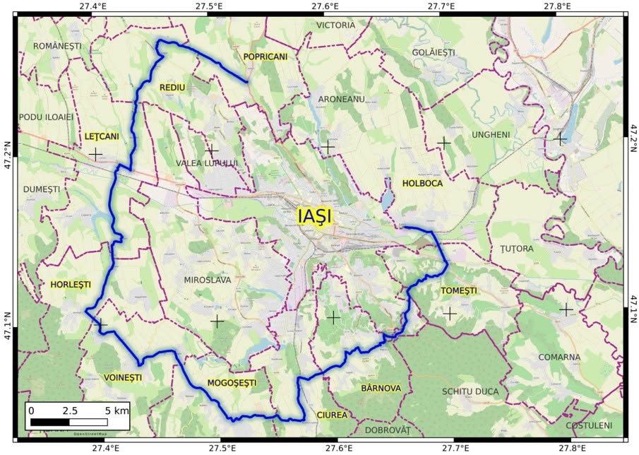 centura usoara de ocolire a municipiului Iasi