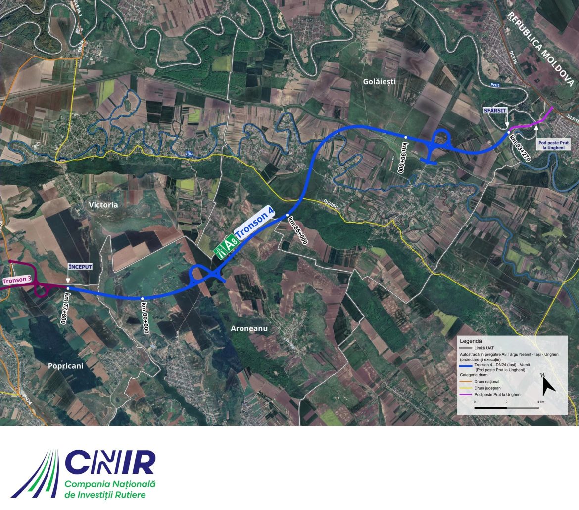 proiectare tronson 4 autostrada a8